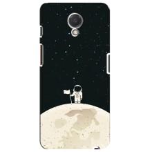 Космические Чехлы для Мейзу М6с (VPrint) (На луне)