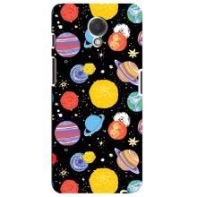 Космические Чехлы для Мейзу М6с (VPrint) (Рисованные планеты)
