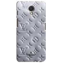 Текстурный Чехол Louis Vuitton для Мейзу М6с – Белый ЛВ