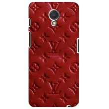 Текстурный Чехол Louis Vuitton для Мейзу М6с – Красный ЛВ