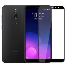 Захисне скло Premium на весь екран для Meizu M6T – Чорний