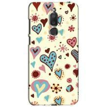 Чехлы для любимой на Мейзу М6Т (VPrint) (Сердечки)