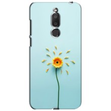 Чехлы с Цветами для Meizu M6T, Meilan 6T (VPrint) (Желтый цветок)