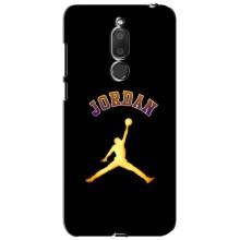 Чехлы для Meizu M6T, Meilan 6T - с картинкой JORDAN (AlphaPrint) (Jordan Gold)