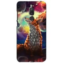 Чехлы с картинкой Лисички для Meizu M6T, Meilan 6T (VPrint) (Лисица в космосе)