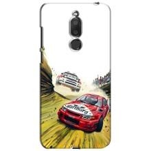 Чехлы с Машинами на Мейзу М6Т (VPrint) (Гоночные Тачки)