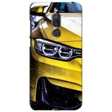 Чехлы с Машинами на Мейзу М6Т (VPrint) (Желтая машина)