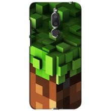 Чехол Майнкрафт на Meizu M6T, Meilan 6T (AlphaPrint) Minecraft (текстура Майнкрафт)