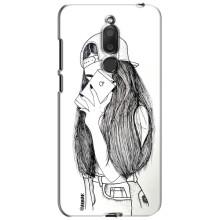 Чехол с печатью для Meizu M6T, Meilan 6T - (Мода) (AlphaPrint) (Фото девочки)