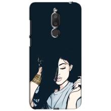 Чехол с печатью для Meizu M6T, Meilan 6T - (Мода) (AlphaPrint) (Красивая девочка)