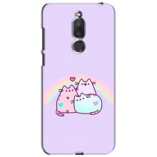 Чохол на Мейзу М6Т з Котиками (VPrint) (Радужний котик)