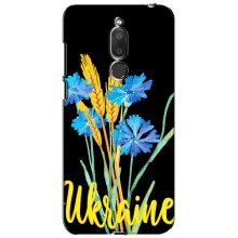 Чехол на Meizu M6T, Meilan 6T Украинский дизайн – Ukraine в цветочках