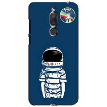 Чехол NASA для Meizu M6T, Meilan 6T (AlphaPrint) (Мальчик в шлеме)