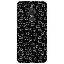 Чохол з принтом для Meizu M6T, Meilan 6T (AlphaPrint) Модні коти (Маленькі котики)