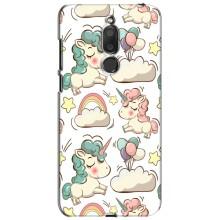 Чехол для Мейзу М6Т - (Единорожки - Новинки) (AlphaPrint) (Единорожки)