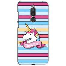 Чехол для Мейзу М6Т - (Единорожки - Новинки) (AlphaPrint) (Unicorn)