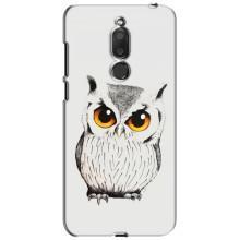 Чехол с птицами на Meizu M6T, Meilan 6T (VPrint) (Милая Сова)
