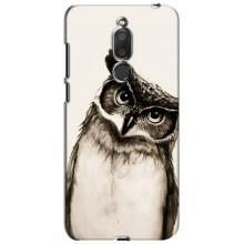 Чехол с птицами на Meizu M6T, Meilan 6T (VPrint) (Сова)