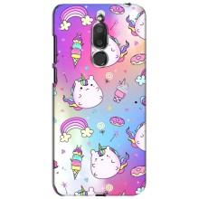 Чохол Unicorn на Meizu M6T, Meilan 6T (Веселка і Єдинорог)
