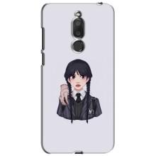 Чехлы Венсдей на Meizu M6T, Meilan 6T Уэнсдей (AlphaPrint) (Уэнздей и Вещь)