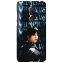 Чехлы Венсдей на Meizu M6T, Meilan 6T Уэнсдей (AlphaPrint) (Уэнздей кошка)