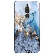 Мраморный чехол на Meizu M6T, Meilan 6T (VPrint) (Нежный мрамор)