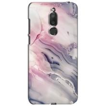 Мраморный чехол на Meizu M6T, Meilan 6T (VPrint) (Пурпурный Мрамор)