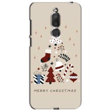 Різдвяні Чохли для Meizu M6T, Meilan 6T (VPrint) (Merry Christmas)