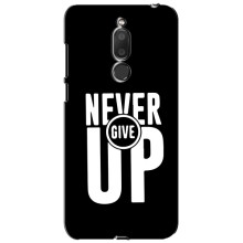 Силіконовый Чохол на Meizu M6T, Meilan 6T з картинкою НАЙК (Never Give UP)