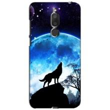 Защитные чехлы для Мейзу М6Т (AlphaPrint) (ХИТ продаж) ВОЛК (Волк на луну)