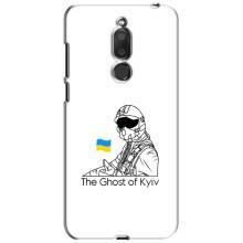 Защитные чехлы (Призрак Киева) для Meizu M6T, Meilan 6T (AlphaPrint) (Летчик Киева)