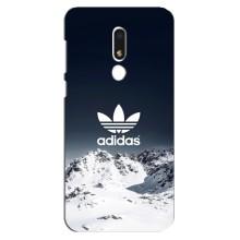 Чехлы Адидас для Meizu M8 Lite (AlphaPrint) (Адидас в горах)