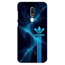 Чехлы Адидас для Meizu M8 Lite (AlphaPrint) (Синий Адидас)