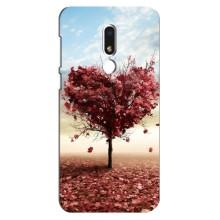 Чехлы для любимой на Мейзу М8 Лайт (VPrint) (Дерево сердце)