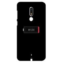 Чехлы для любимой на Мейзу М8 Лайт (VPrint) (Love battery)