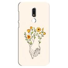 Чехлы для любимой на Мейзу М8 Лайт (VPrint) (Руки любви)