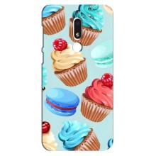 Чехлы с Фруктами для Meizu M8 Lite (VPrint) (Кексики)