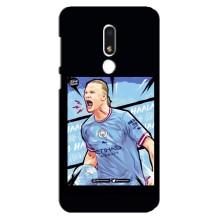 Чехлы с футболистом Ерлинг Холанд для Meizu M8 Lite (AlphaPrint) (гол Эрлинг Холланд)