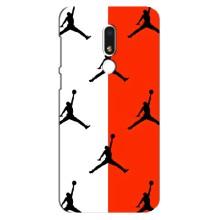 Чехлы для Meizu M8 Lite - с картинкой JORDAN (AlphaPrint) (Лого Джордан)