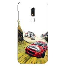 Чехлы с Машинами на Мейзу М8 Лайт (VPrint) (Гоночные Тачки)