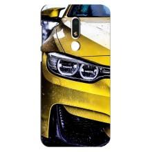 Чехлы с Машинами на Мейзу М8 Лайт (VPrint) (Желтая машина)