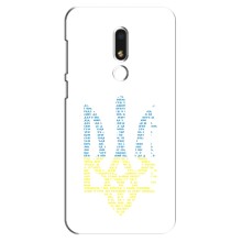 Чохли для Meizu M8 Lite Укр. Символіка (AlphaPrint) (Герб з букв)