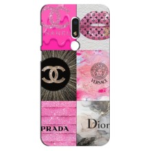 Чехол (Dior, Prada, YSL, Chanel) для Meizu M8 Lite (Модница)