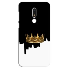 Чехол (Корона на чёрном фоне) для Мейзу М8 Лайт – Золотая корона