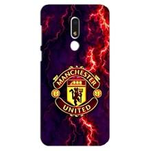 Чехол Манчестер Юнайтед для Мейзу М8 Лайт (AlphaPrint) (огненный Манчестер)