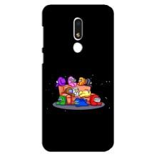 Чехол Амонг Ас для Meizu M8 Lite (AlphaPrint) (Амонг-ас)