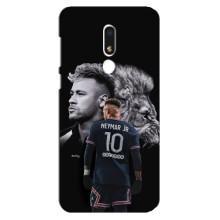 Чехол Неймар для Meizu M8 Lite (AlphaPrint) (Неймар Лев)