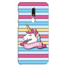 Чехол для Мейзу М8 Лайт - (Единорожки - Новинки) (AlphaPrint) (Unicorn)