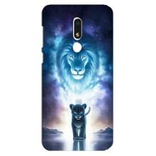Чехол со Львом для Meizu M8 Lite (VPrint) (Маленький лев)