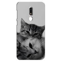 Чохол з малюнком кіт на Meizu M8 Lite – Пара котів